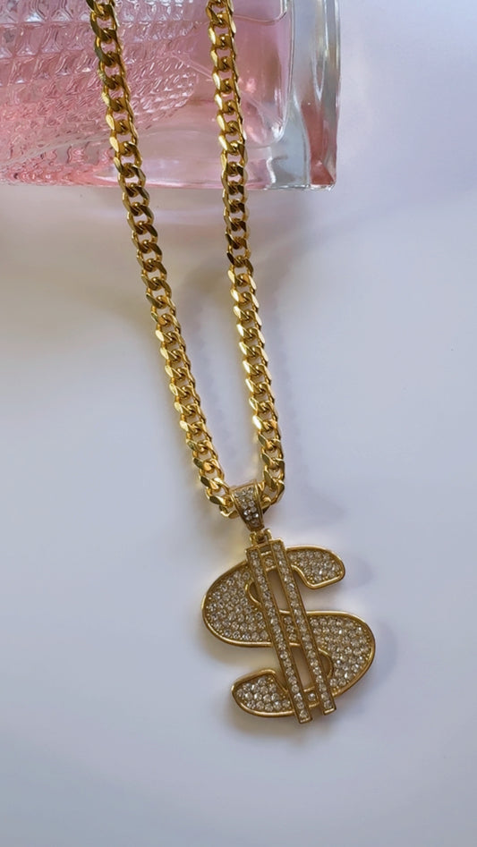 Cuban Link Men’s Chain with Pendant