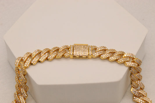 Chunky Cuban Link Bling Necklace