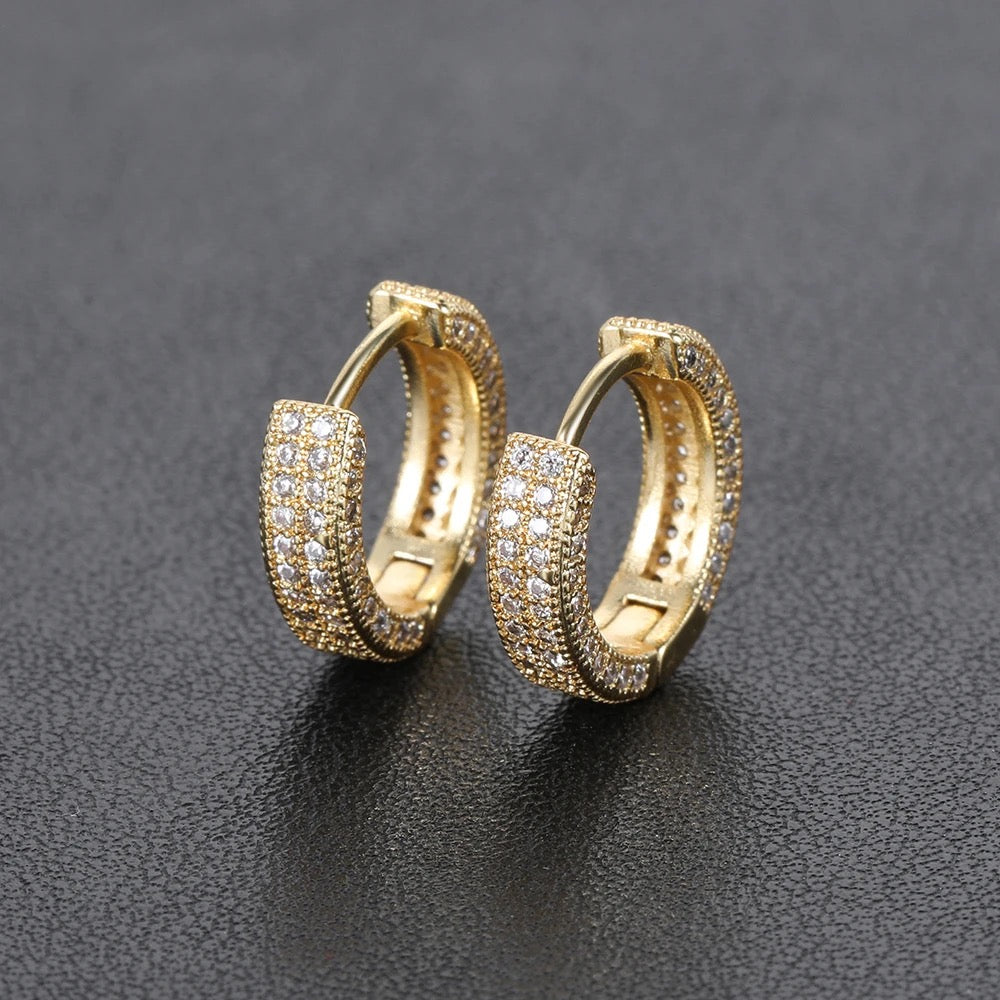 Cubic Zirconia 18k Gold Filled Earrings