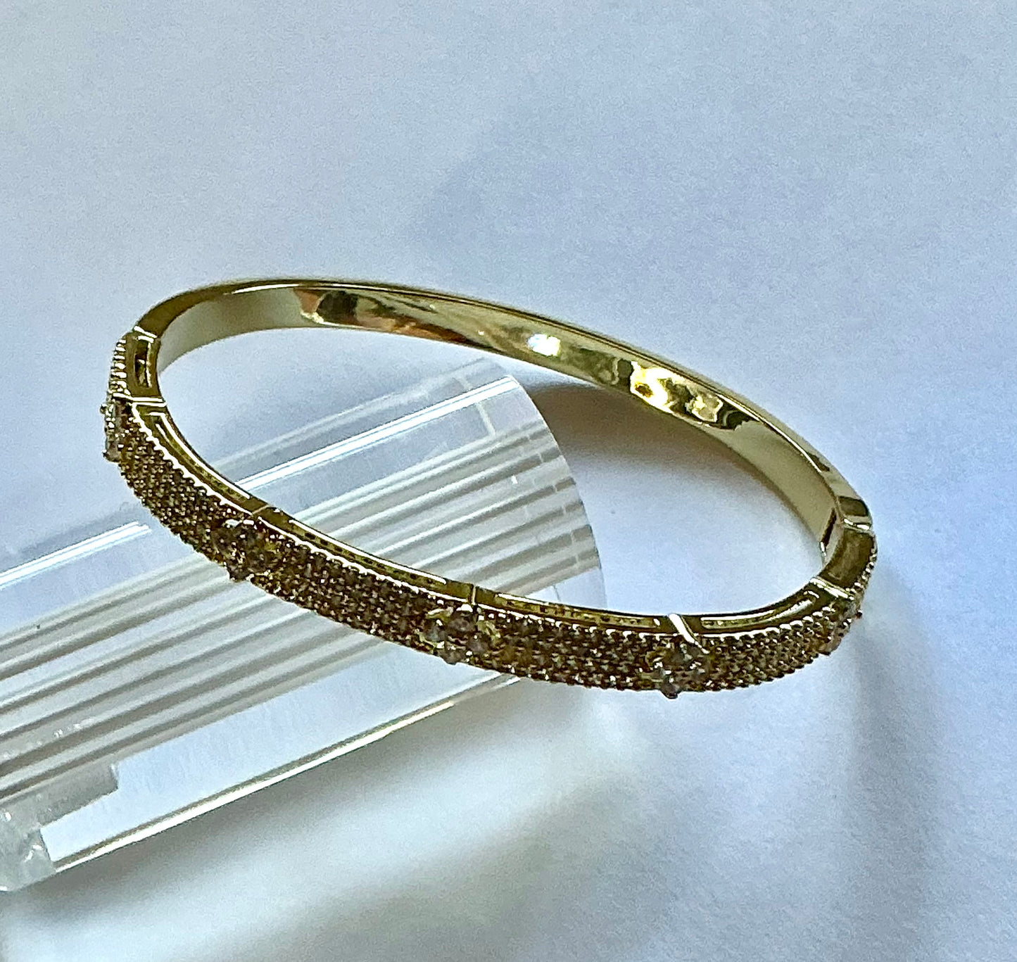 Cubic Zircon Bangle Bracelets