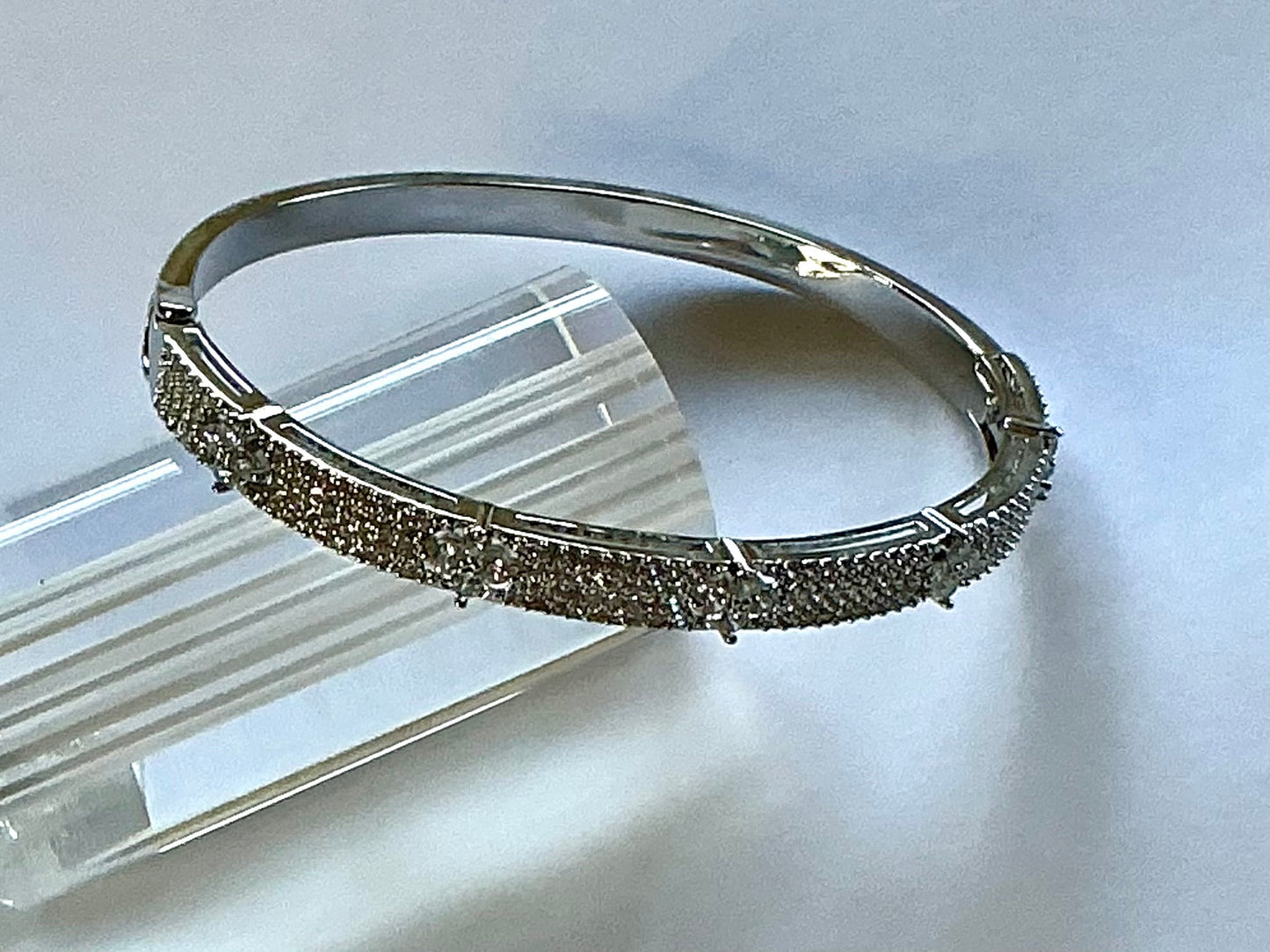 Cubic Zircon Bangle Bracelets