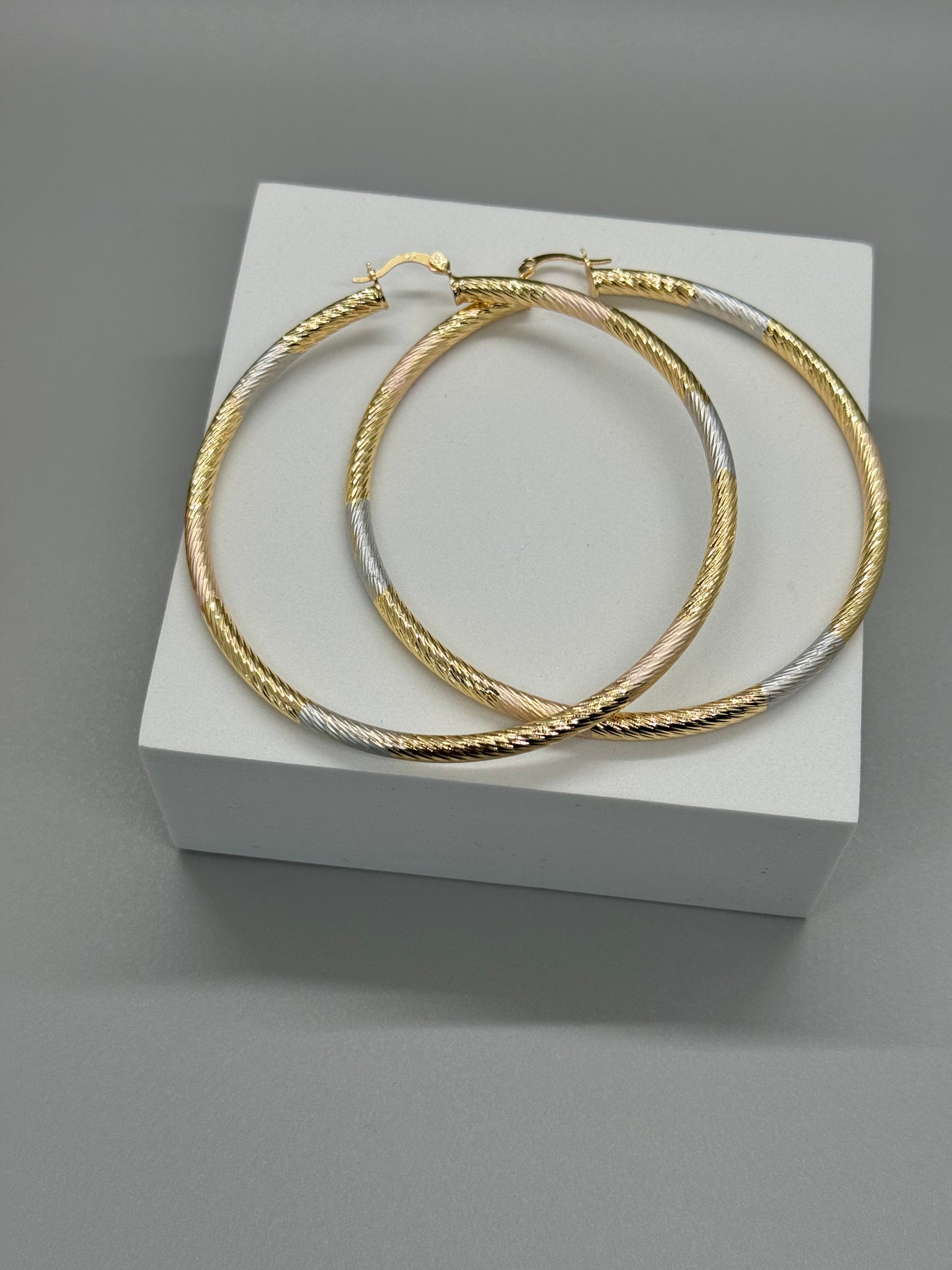 Stainless Steel Hoops Earrings